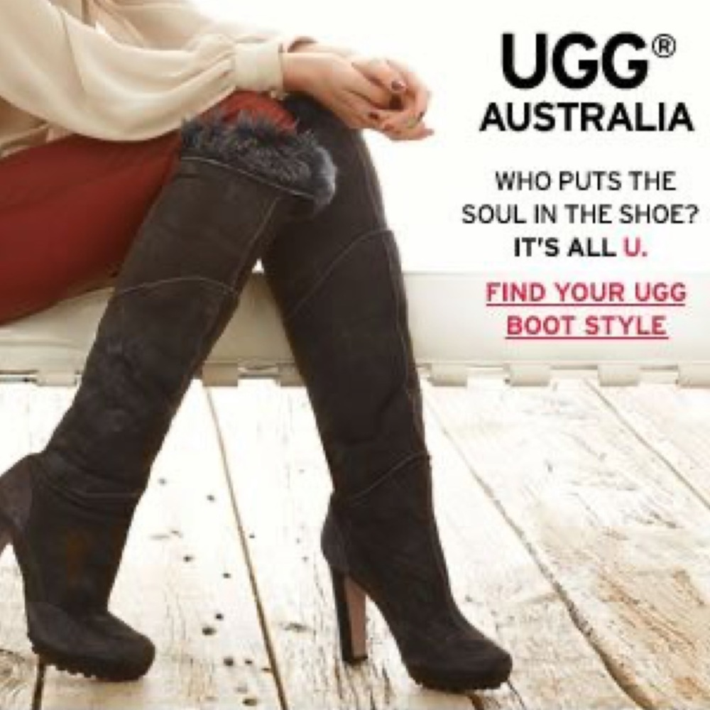 Ugg Collection Donata Shearling Over the Knee Boot